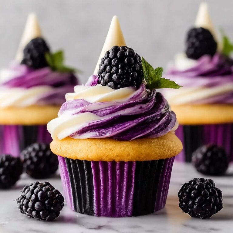 Blackberry Swirl Cupcakes Recipe