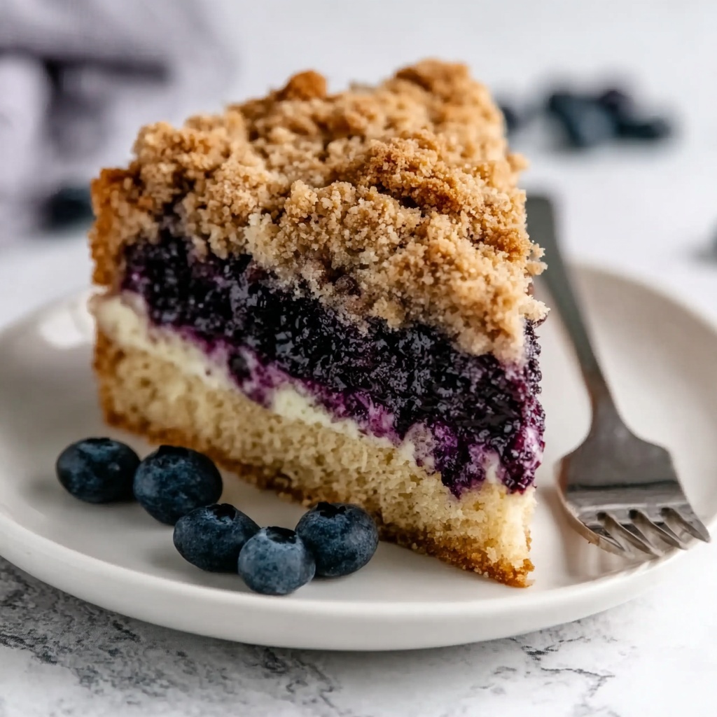 Blueberry Crumble Cheesecake Recipe - Recipe Image