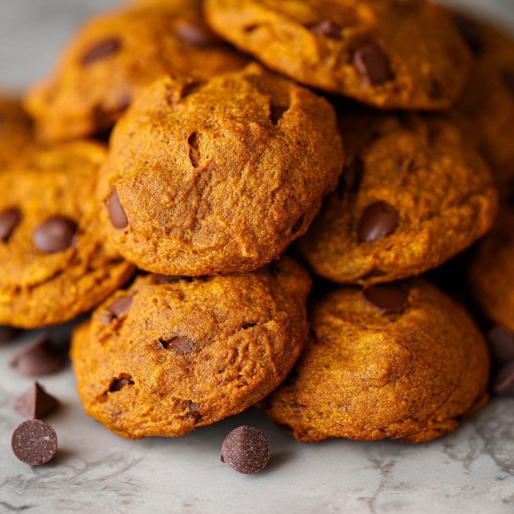 Pumpkin Chocolate Chip Cookies Recipe - Recipe Image