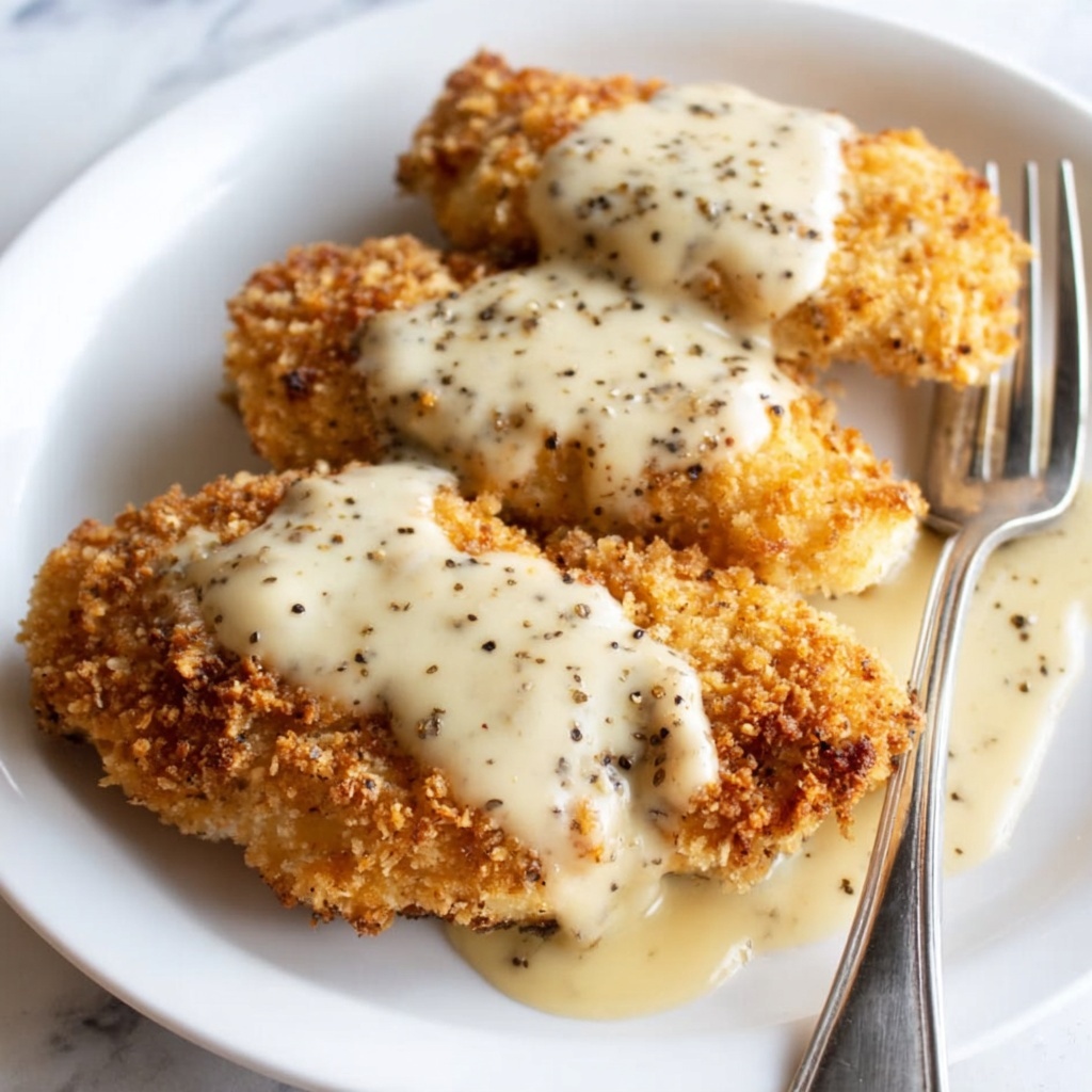 Parmesan Crusted Chicken with Garlic Sauce Recipe - Recipe Image