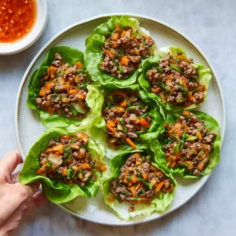 Thai Basil Beef Lettuce Wraps Recipe