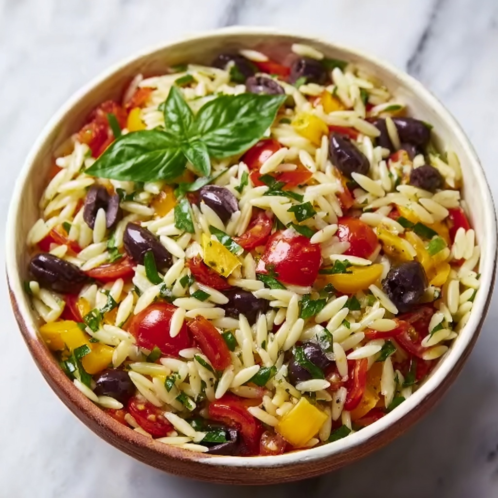 Mediterranean Orzo Salad Recipe - Recipe Image