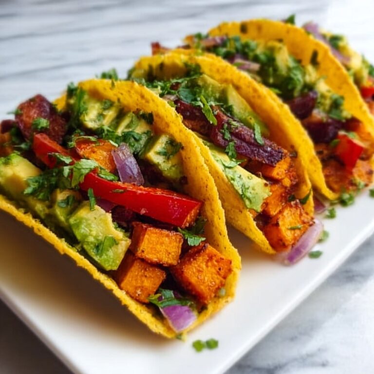 Autumn Harvest Tacos with Roasted Veggies Recipe