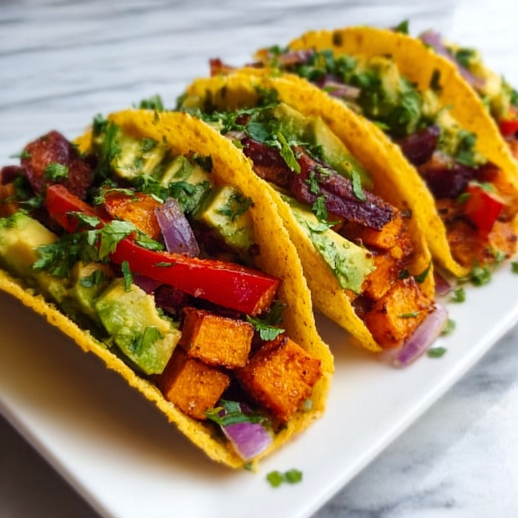 Autumn Harvest Tacos with Roasted Veggies Recipe - Recipe Image
