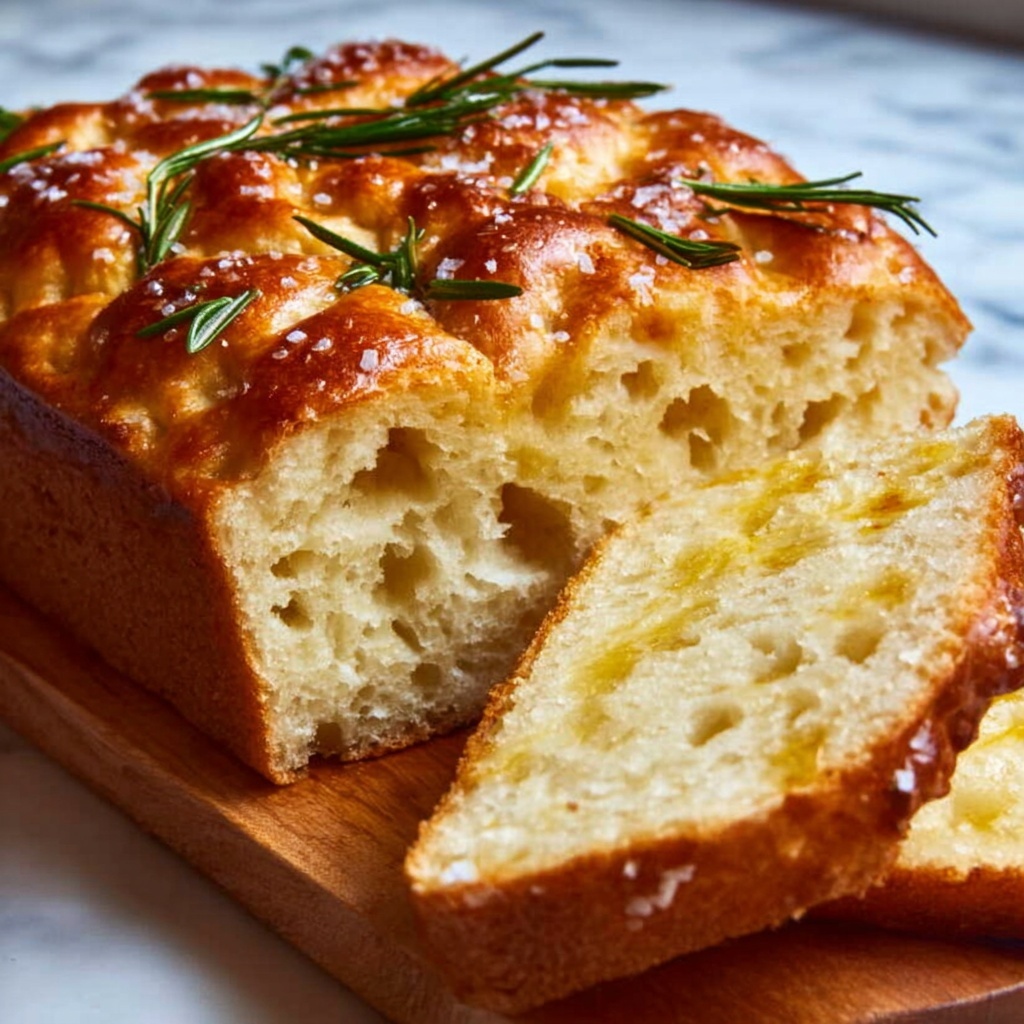 Rosemary Sea Salt Skillet Bread Recipe - Recipe Image