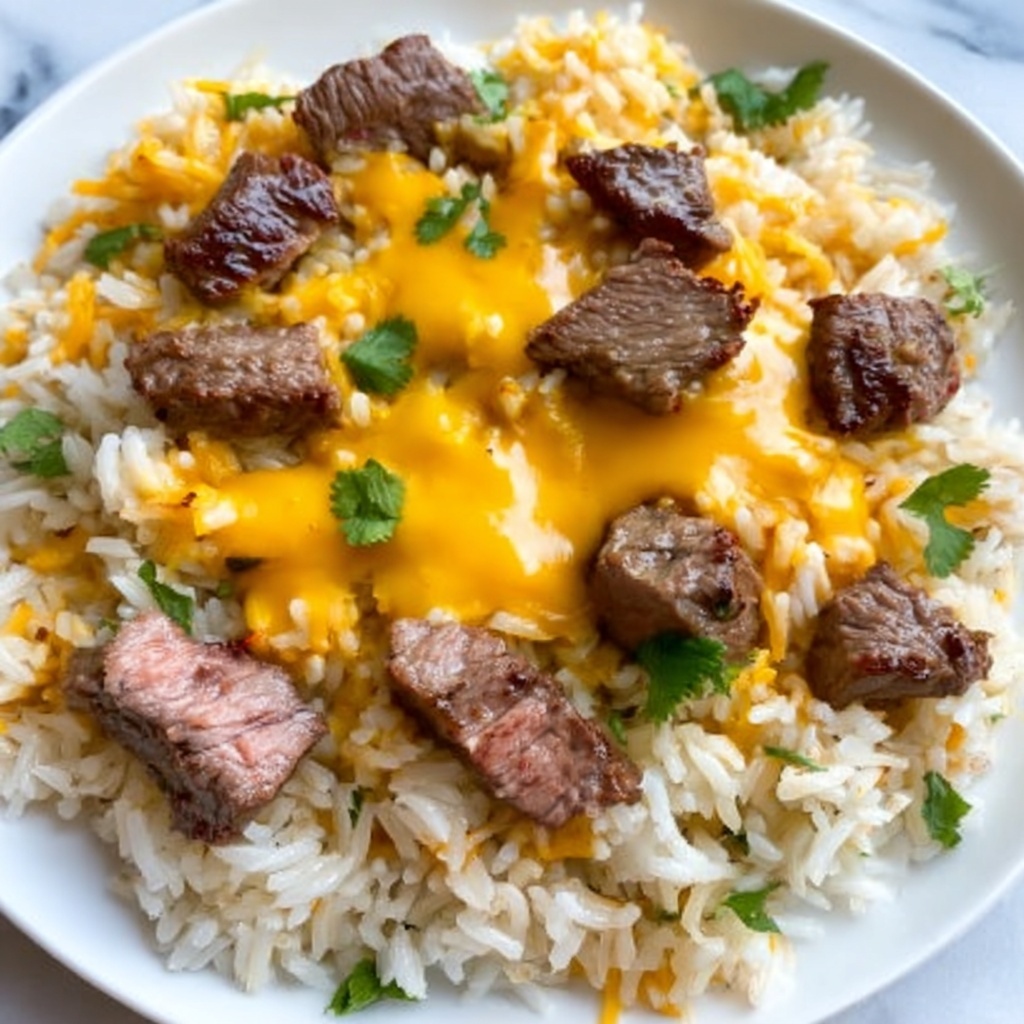 Steak Queso Rice: 5 Comforting Bites to Savor Recipe - Recipe Image