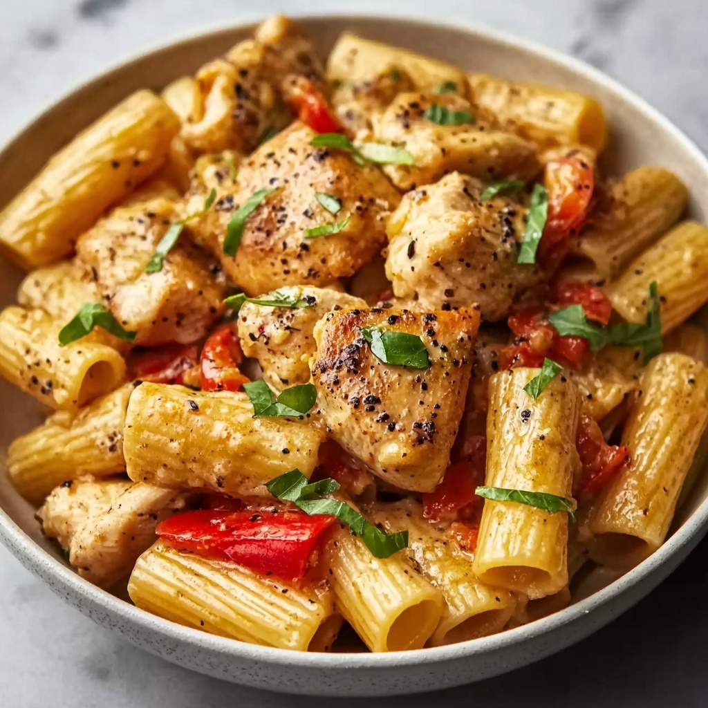 Honey Pepper Chicken Panini Pasta Recipe - Recipe Image
