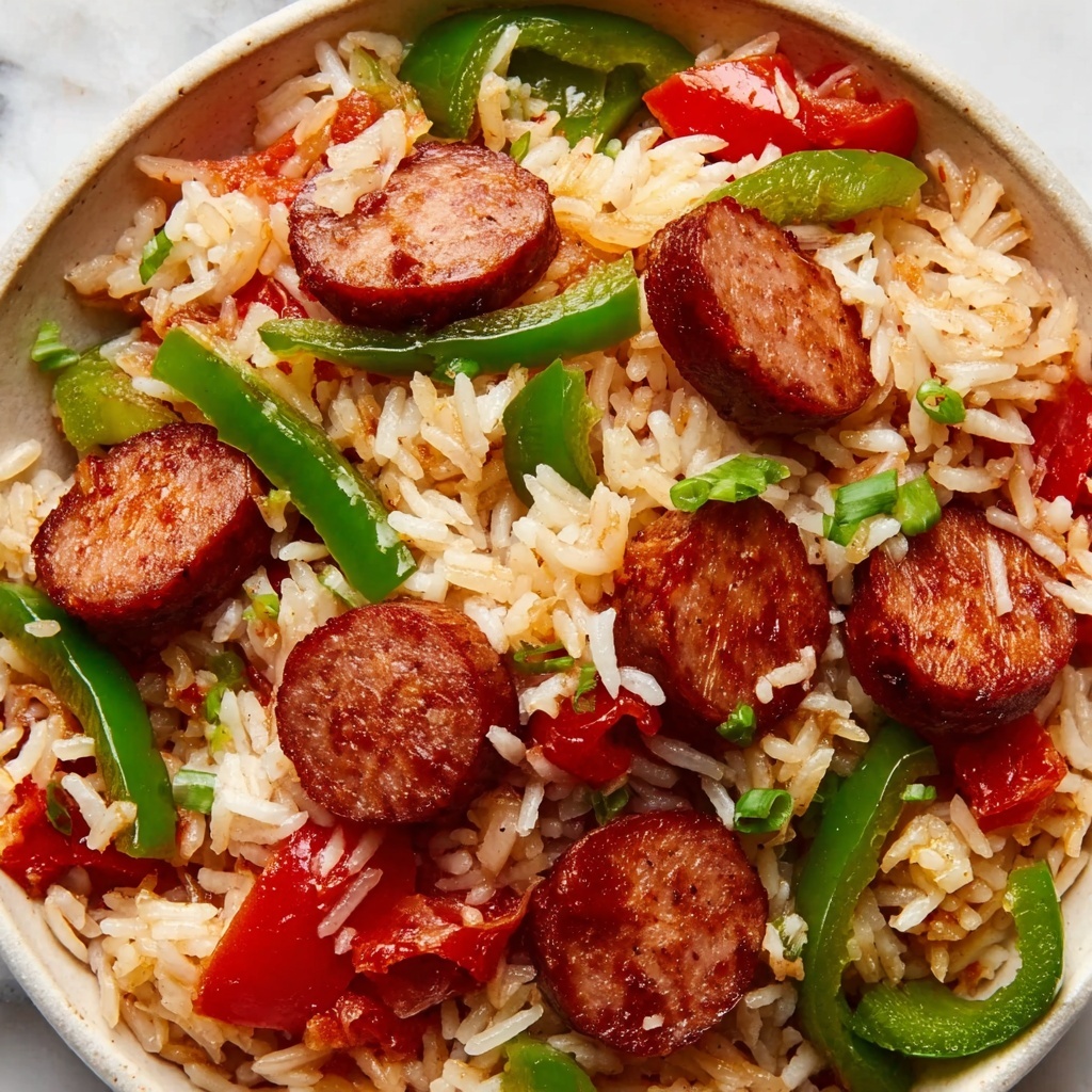 Cajun Sausage and Rice Skillet Recipe - Recipe Image