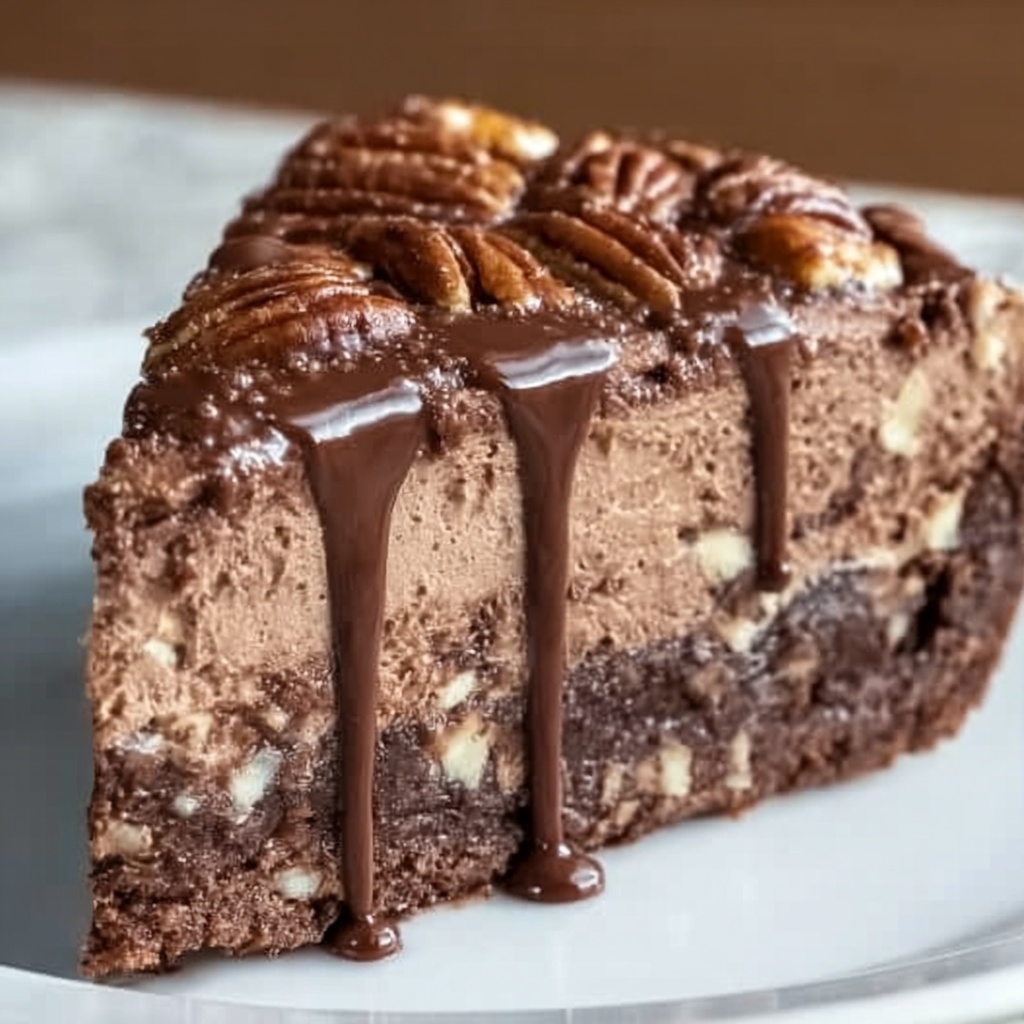 Brownie Pecan Pie Recipe - Recipe Image