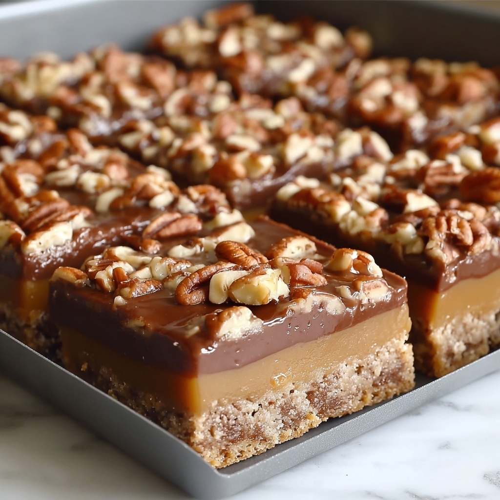 Decadent Turtle Bars: Easy Recipe for Sweet Indulgence Recipe - Recipe Image