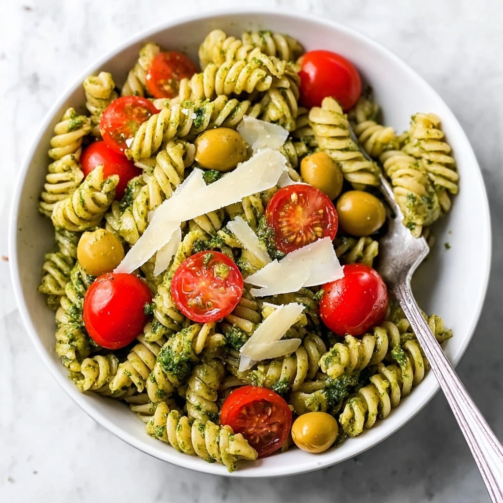 Pesto Pasta Salad Recipe - Recipe Image