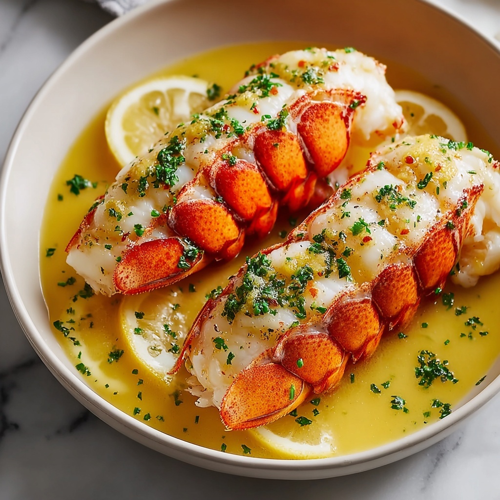 Butter Poached Lobster Tails Recipe - Recipe Image
