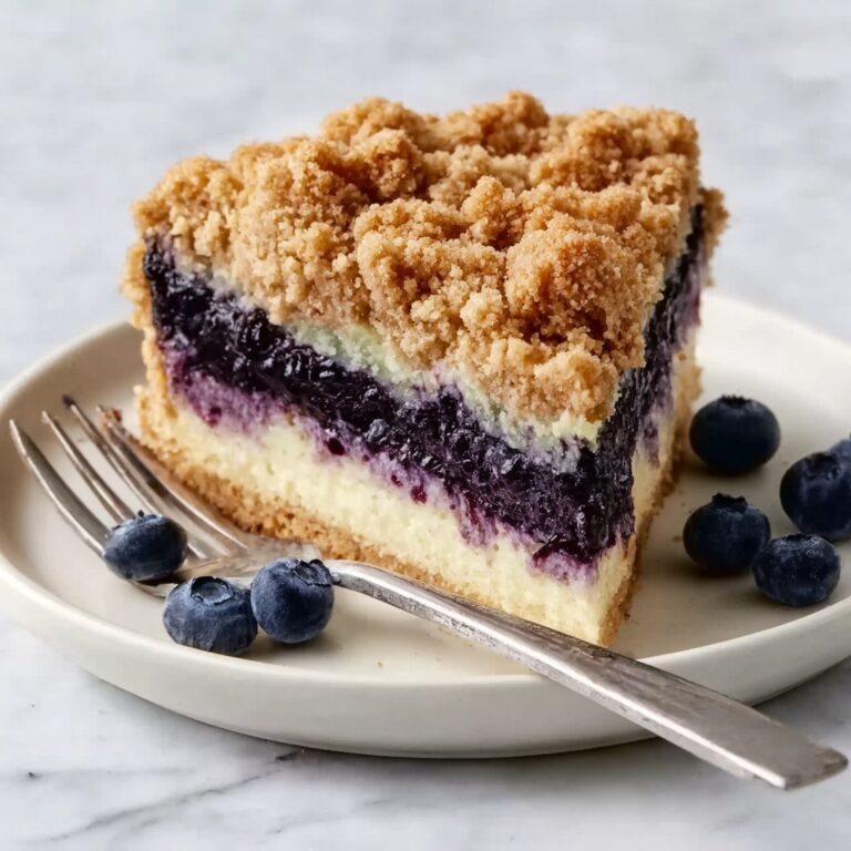 Blueberry Crumble Cheesecake Recipe
