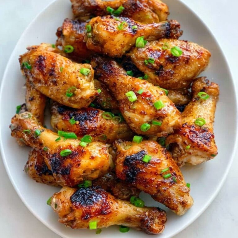 Grilled Honey Garlic Chicken Wings Recipe
