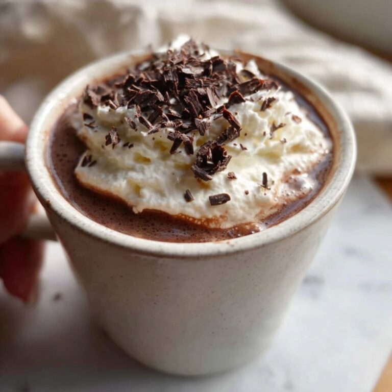 Hot Chocolate with Whipped Cream for Christmas Magic Recipe