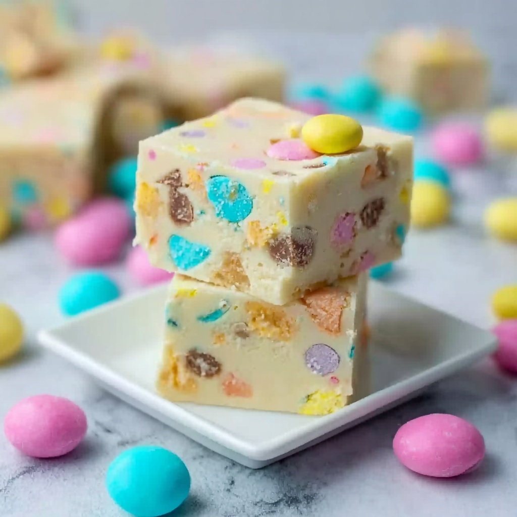 Easter Candy Fudge Recipe - Recipe Image