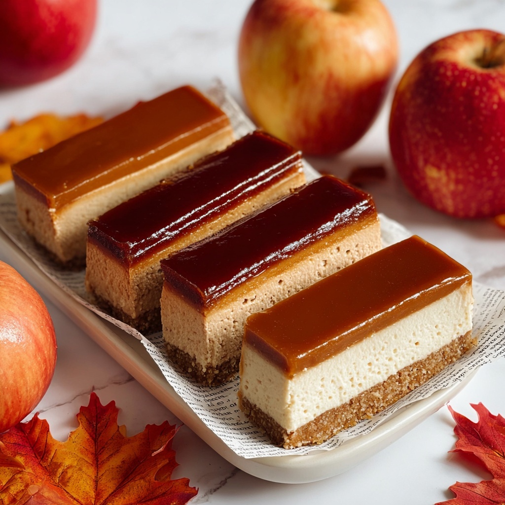 No-Bake Vegan Apple Butter Cheesecake Recipe - Recipe Image