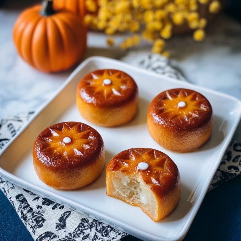 Pumpkin Manju Sweets with Sweet Potato and Pine Nut Filling Recipe