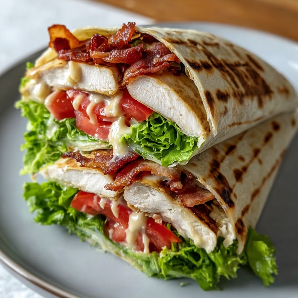Turkey Ranch Club Wrap Recipe - Recipe Image