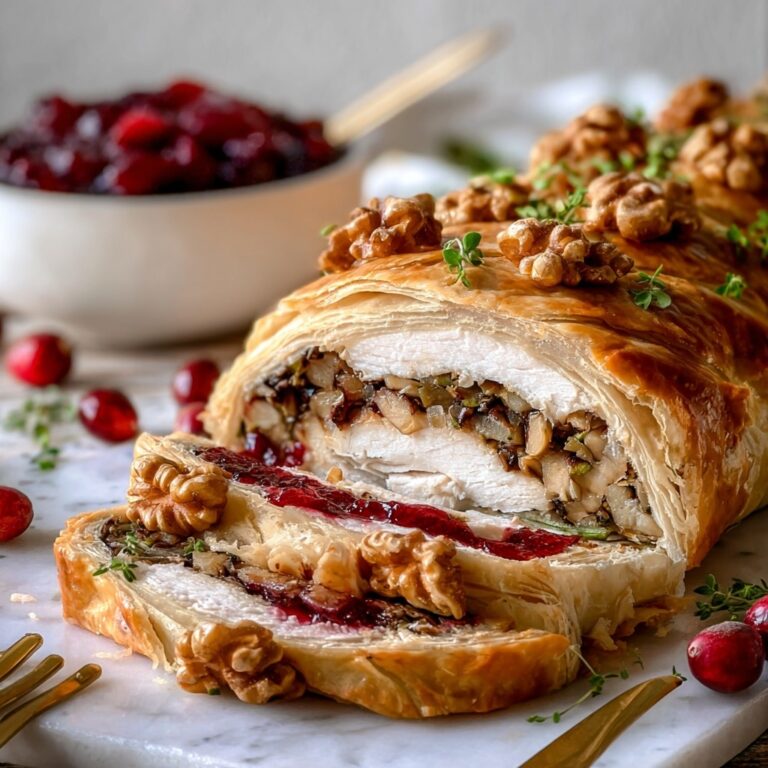 Cranberry Hazelnut Turkey Wellington Recipe