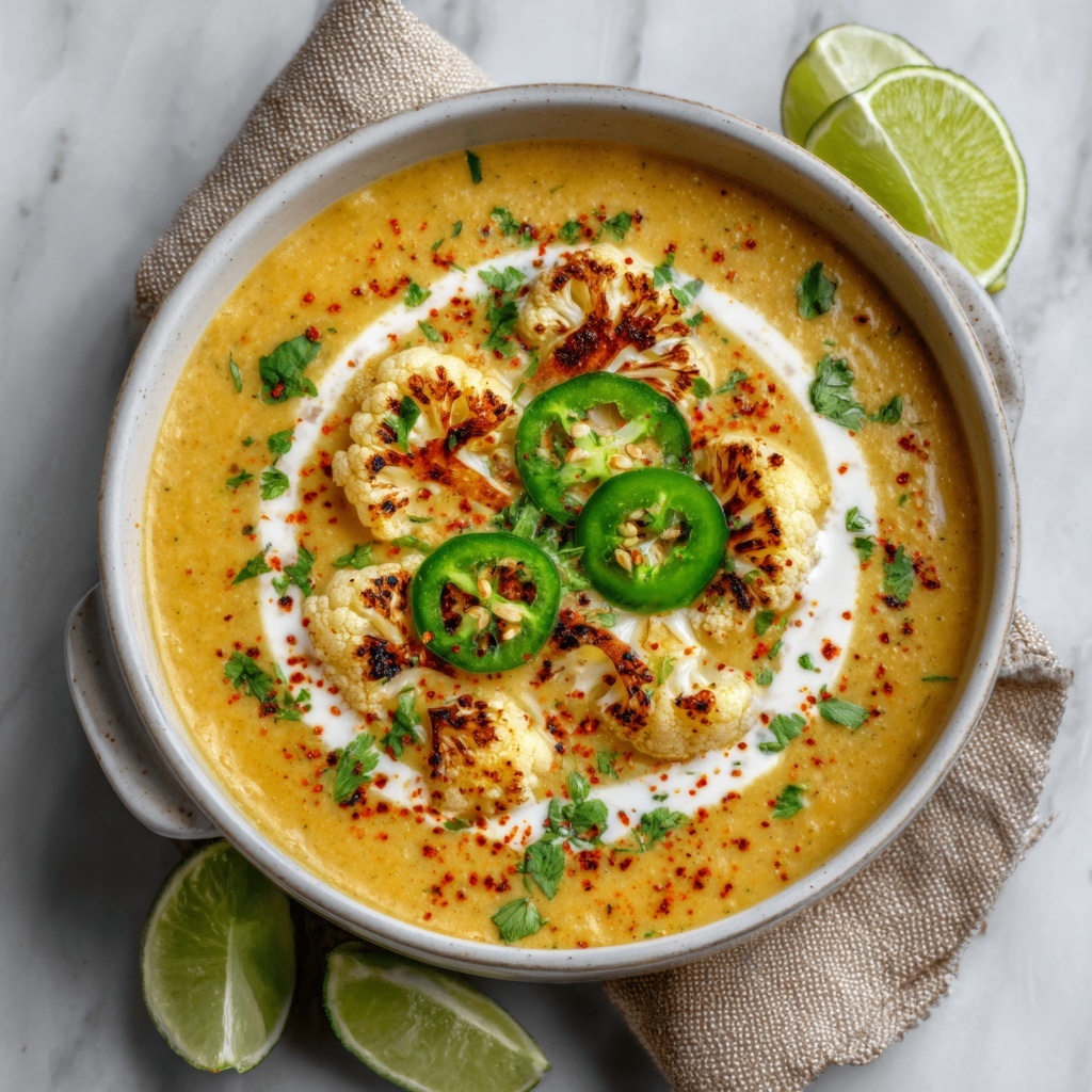 Turmeric Coconut Cauliflower Soup Recipe - Recipe Image