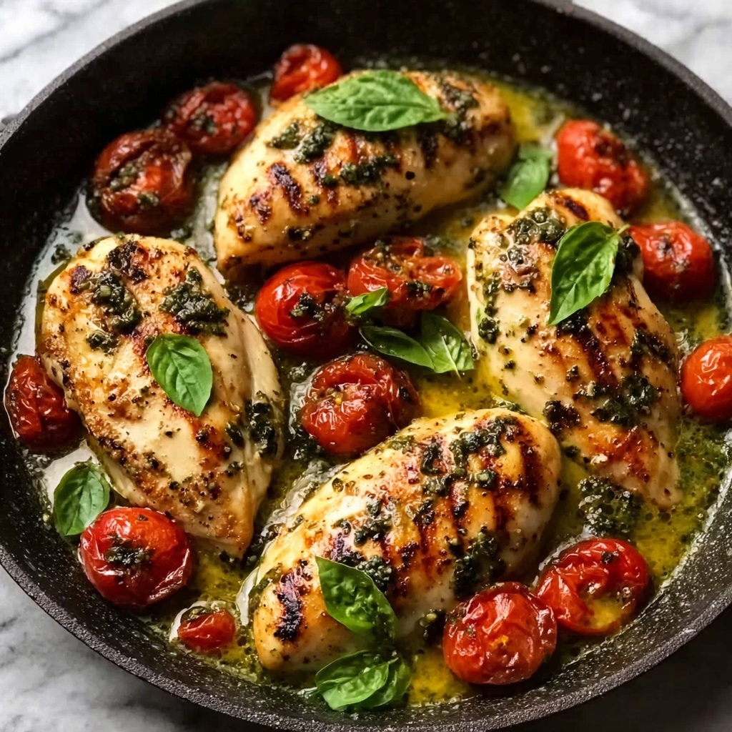 Easy Pesto Chicken Recipe - Recipe Image