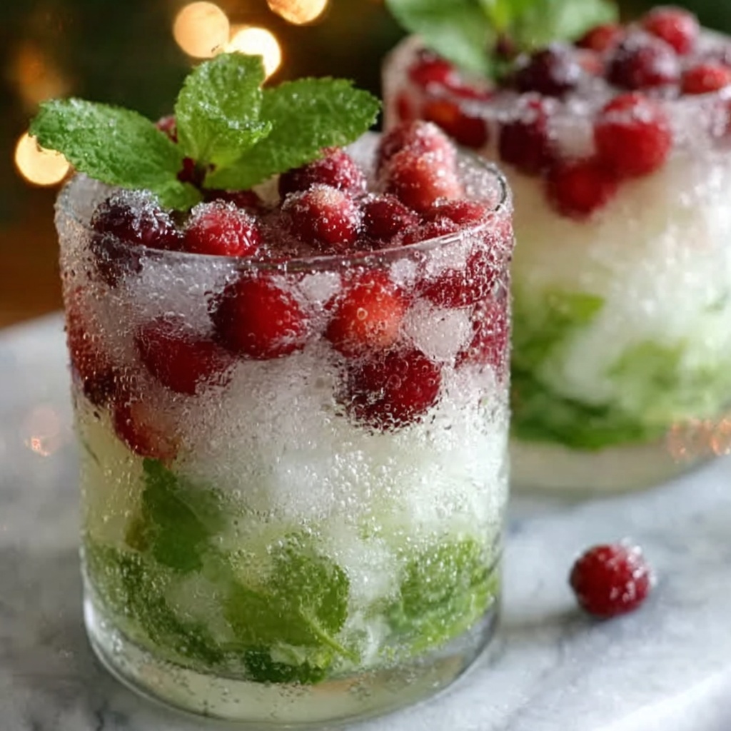 White Christmas Mojitos Recipe - Recipe Image