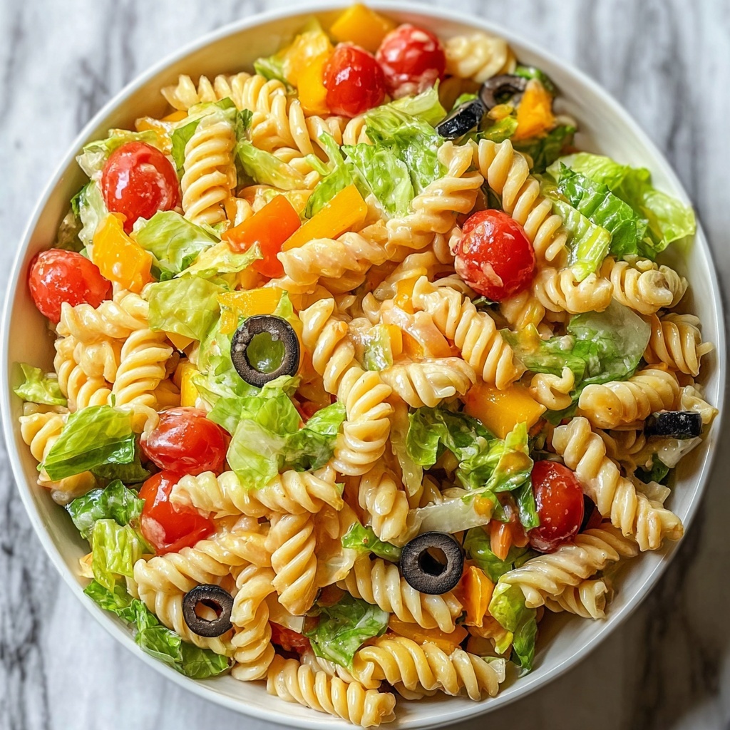 Big Mac Pasta Salad: A Delicious Twist for Easy Gatherings Recipe - Recipe Image