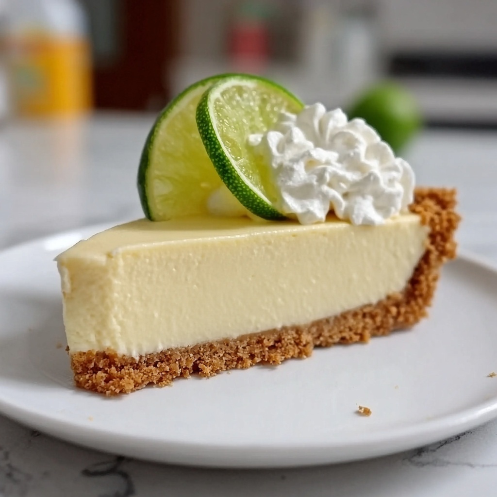 No-Bake Key Lime Cheesecake Recipe - Recipe Image