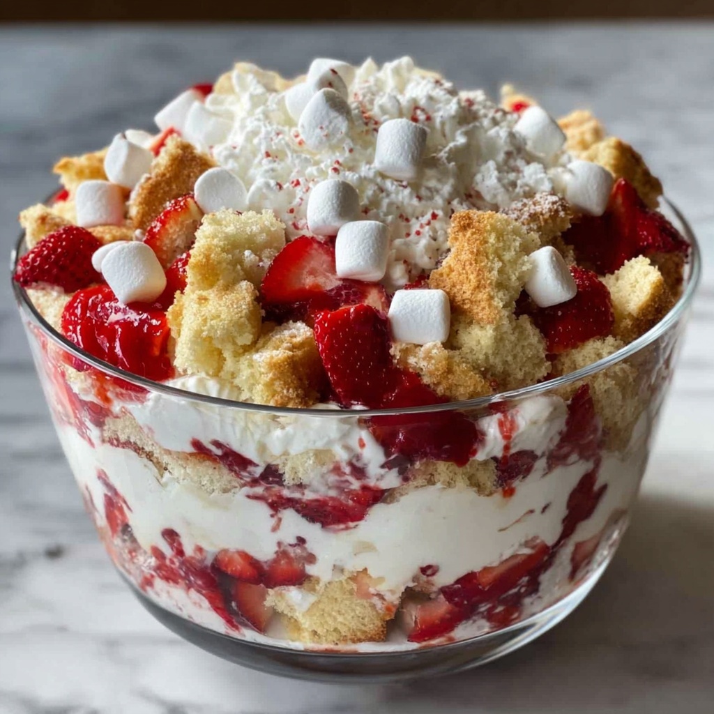 Strawberry Shortcake Fluff Salad Recipe - Recipe Image