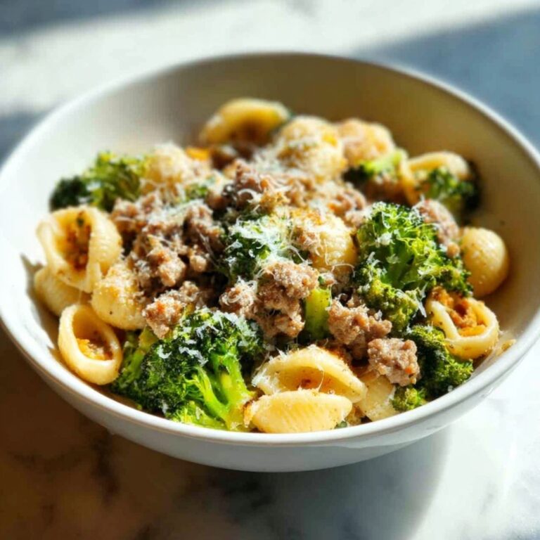 Orecchiette with Sausage and Broccoli Recipe