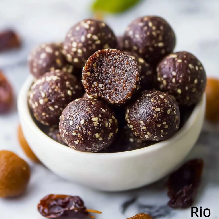 Decadent Date Brownie Balls: Guilt-Free Chocolate Bliss Recipe