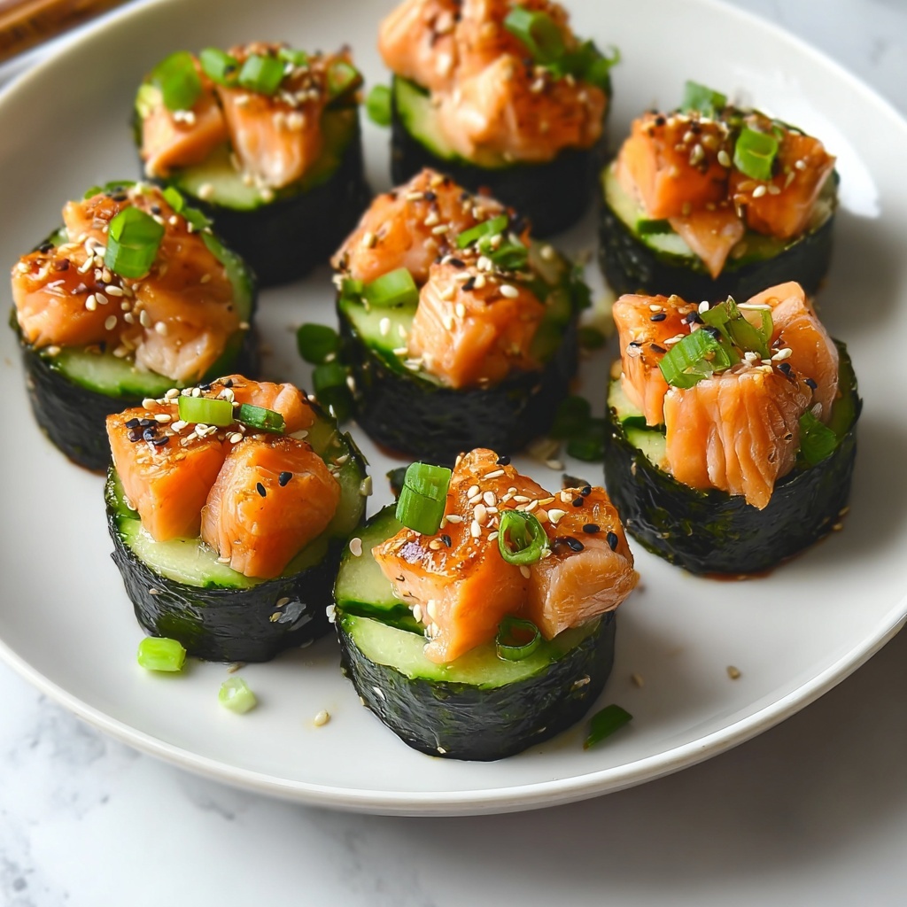 Baked Salmon Sushi Cups Recipe - Recipe Image