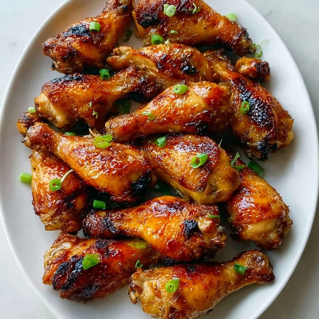 Grilled Honey Garlic Chicken Wings Recipe - Recipe Image