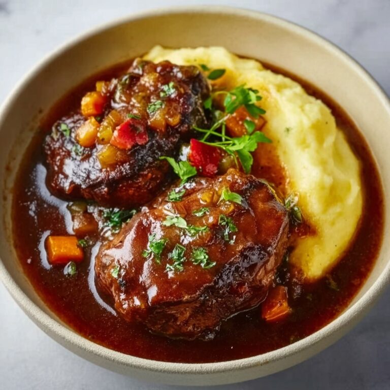 Slow-Cooked Braised Oxtail in Red Wine Recipe