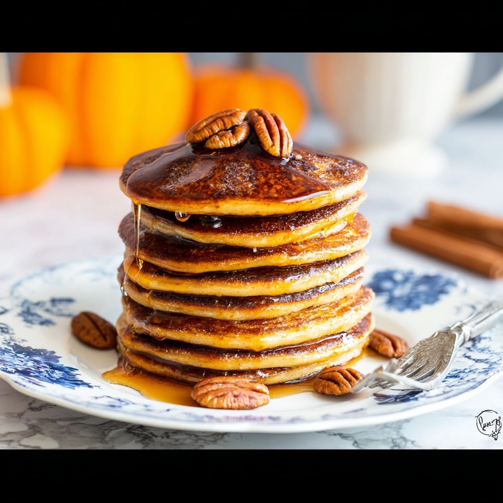 Restaurant-Style Perkins Pumpkin Pancakes Recipe - Recipe Image