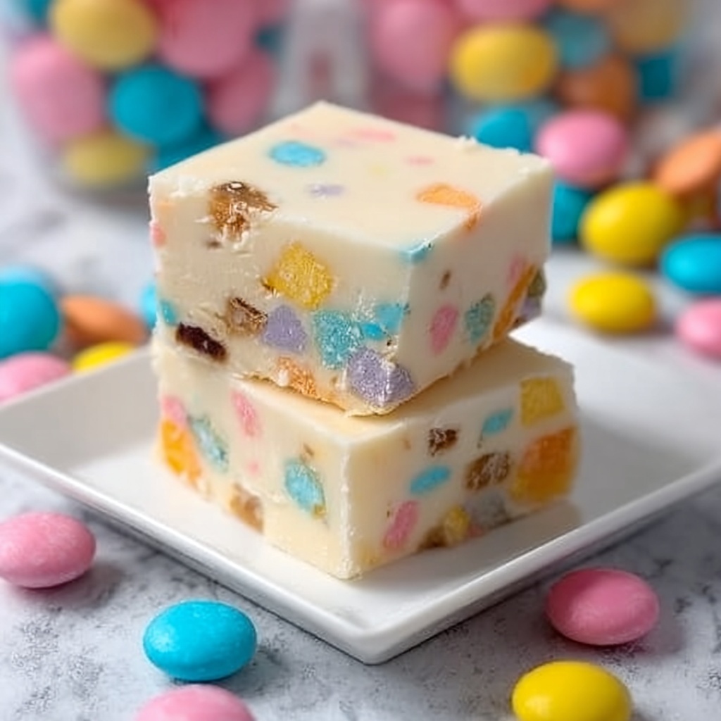 Easter Candy Fudge Recipe - Recipe Image