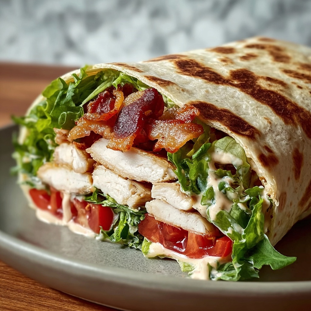 Turkey Ranch Club Wrap Recipe - Recipe Image