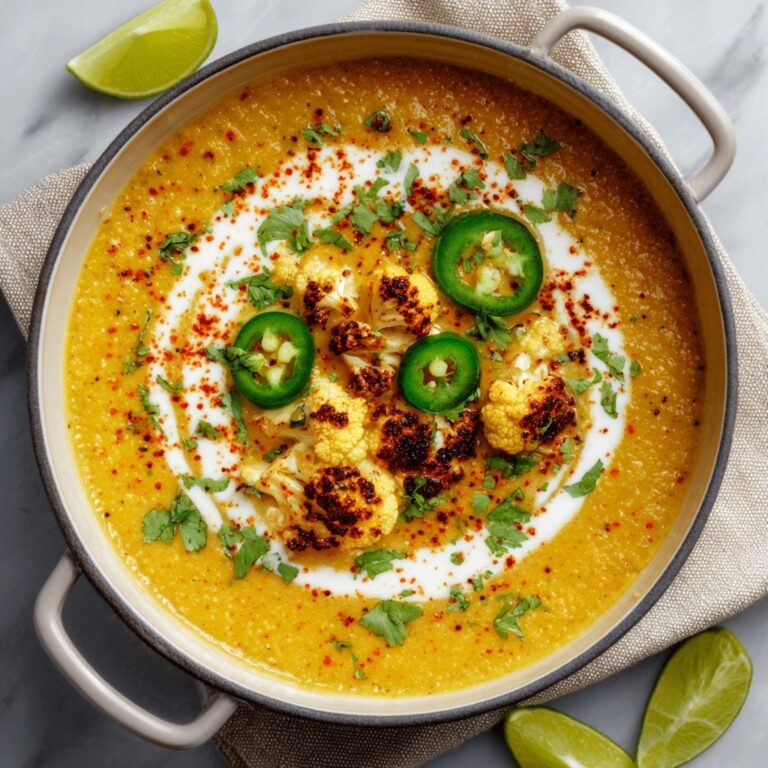 Turmeric Coconut Cauliflower Soup Recipe