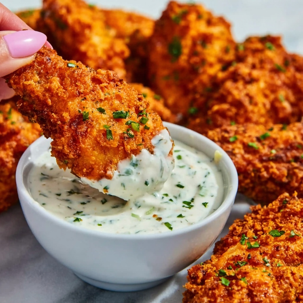 Crispy Hot Honey Chicken Recipe - Recipe Image