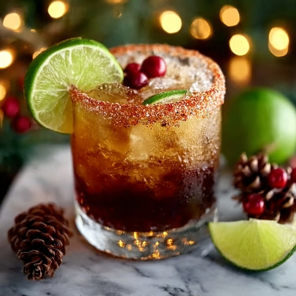 Spiced Christmas Margarita Recipe - Recipe Image
