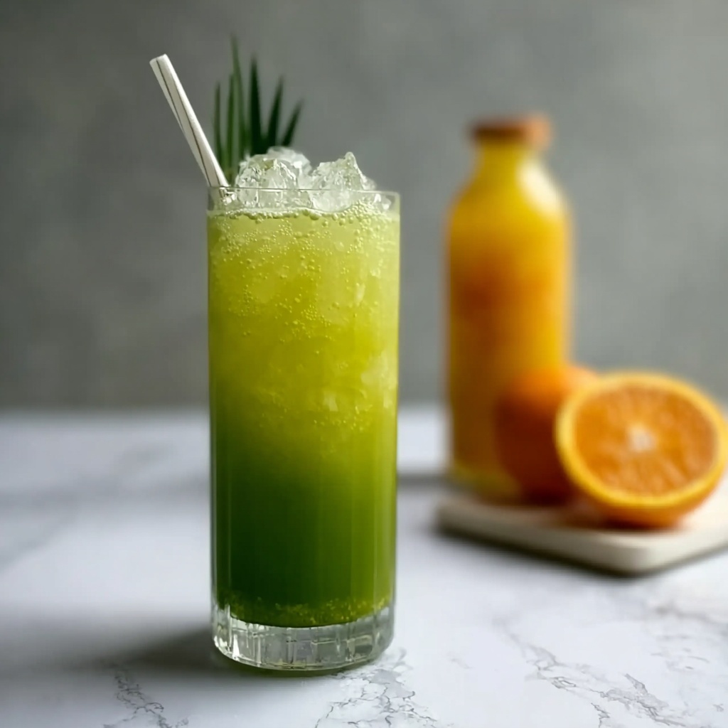 Pineapple Matcha Drink Recipe - Recipe Image