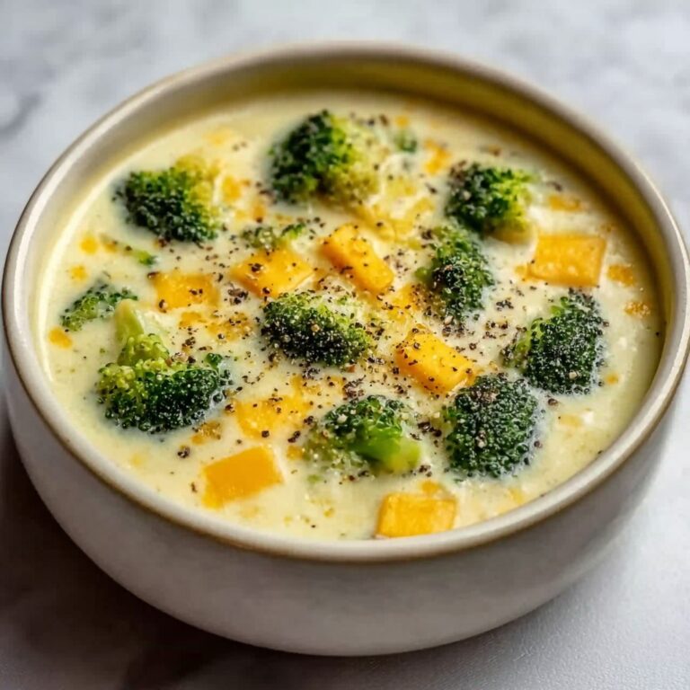 Creamy Broccoli Cheese Soup Recipe