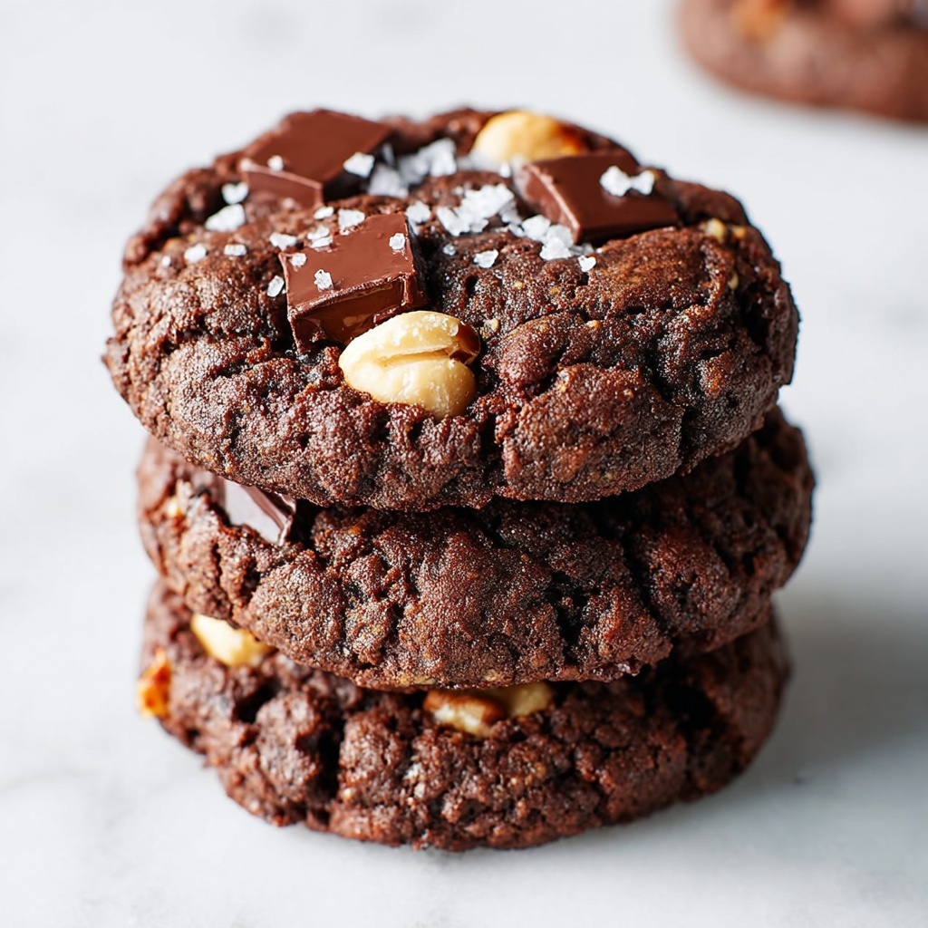 Vegan Chocolate Hazelnut Cookies Recipe - Recipe Image