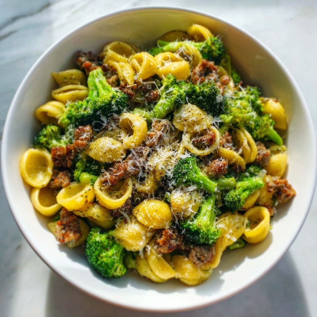 Orecchiette with Sausage and Broccoli Recipe - Recipe Image