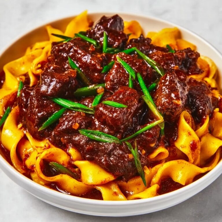 Slow Cooker Korean Beef Noodles Recipe