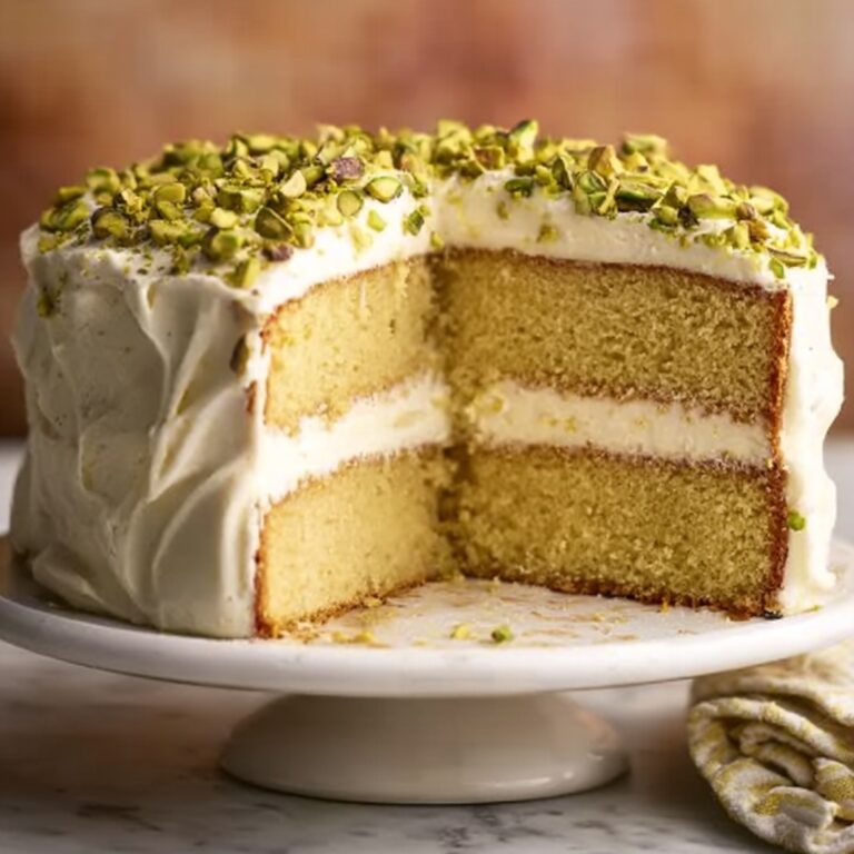 Zesty Pistachio Bliss Cake Recipe