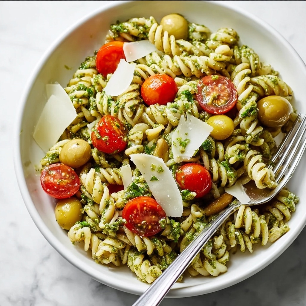 Pesto Pasta Salad Recipe - Recipe Image